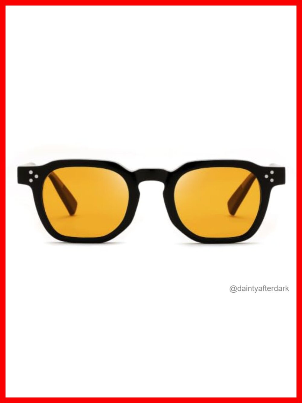 Retro Thick Polarized Square Sunglasses UV400 Unisex Adult